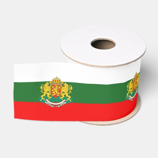 Bulgarische Flagge Ripsband (Spule)