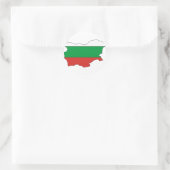 Bulgarische Flagge Runder Aufkleber (Tasche)