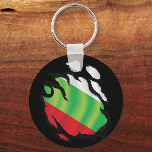 Bulgarische Flagge Schlüsselanhänger (Vorderseite)