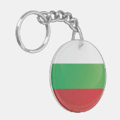 bulgarische Flagge Schlüsselanhänger (Vorderseite links)