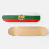 Bulgarische Flagge Skateboard (Horizontal)