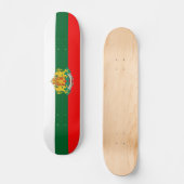 Bulgarische Flagge Skateboard (Vorderseite)