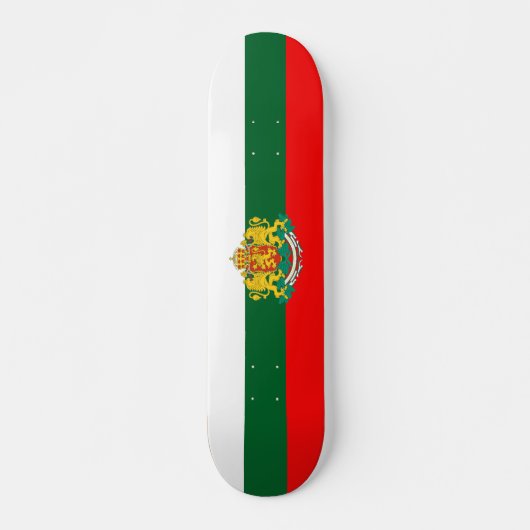 Bulgarische Flagge Skateboard (Vorne)