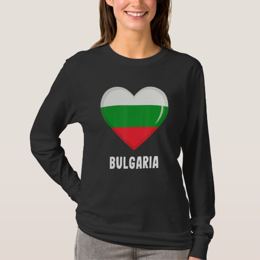 Bulgarische Flagge T-Shirt (Vorderseite)