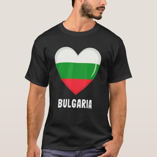 Bulgarische Flagge T-Shirt (Vorderseite)