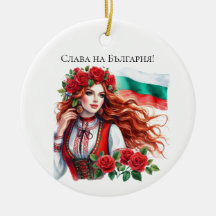Bulgarische Flagge Tradition Folklore Frauen Rote 