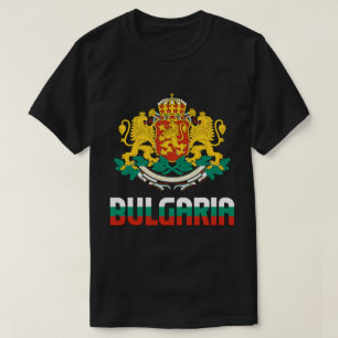 Bulgarische Flagge und Wehrmantel T-Shirt