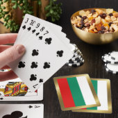 Bulgarische Flaggen Spielkarten (In Situ)