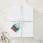 Bulgarische Flaggenflagge Willkommen Geschenkanhänger (Mit Garn)