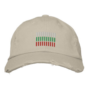 Bulgarische Flaggenstickerei Bestickte Kappe