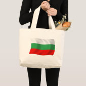 Bulgarische Flaggentasche Jumbo Stoffbeutel (Vorderseite (Produkt))