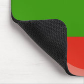 Bulgarische glatte Flagge Mousepad (Ecke)