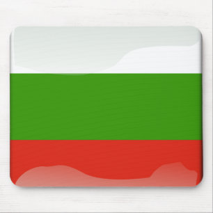 Bulgarische glatte Flagge Mousepad