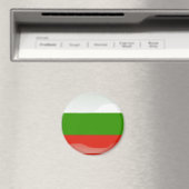 Bulgarische Hochglanzflagge Magnet (In Situ (Geschirrspüler))