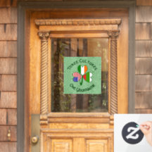 Bulgarische Irische Amerikanische Kleeblattflagge 
