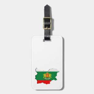 Bulgarische Karte Gepäckanhänger