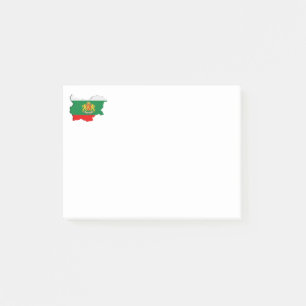 Bulgarische Karte Post-it Klebezettel