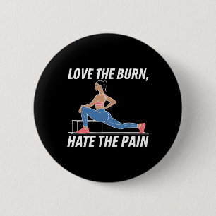Bulgarische Kniebeugen-Übung Bodybuilding Fitness Button