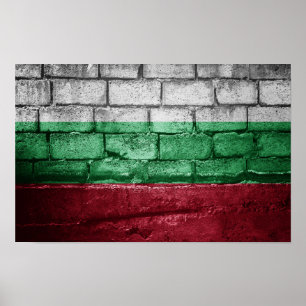 Bulgarische Mauer Poster
