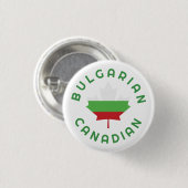 Bulgarische Roots aus Kanada Button (Vorne & Hinten)