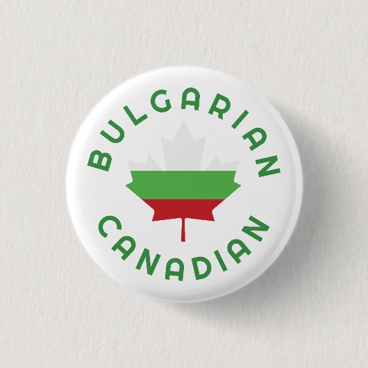 Bulgarische Roots aus Kanada Button (Vorderseite)