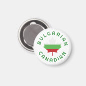 Bulgarische Roots aus Kanada Magnet (Vorderseite/Rückseite)