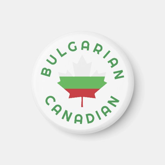 Bulgarische Roots aus Kanada Magnet (Vorne)