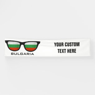 Bulgarische Schattierungen für Text und Farbbanner Banner