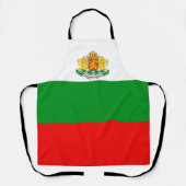 Bulgarische Schürze der Fahne (Vorderseite)