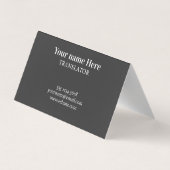 Bulgarische Seidenflagge Visitenkarten (Rückseite)