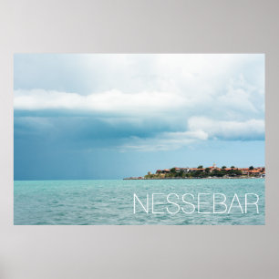 Bulgarische Stadt Nessebar Poster