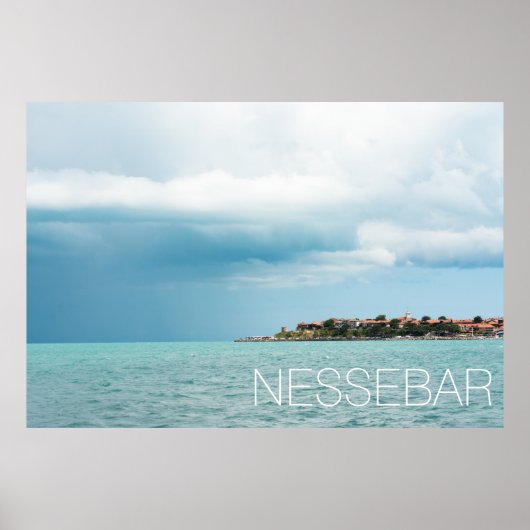 Bulgarische Stadt Nessebar Poster (Vorne)