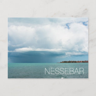 Bulgarische Stadt Nessebar Postkarte