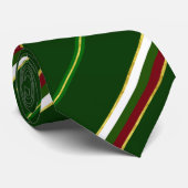 Bulgarische Streifenflagge Krawatte (Gerollt)