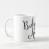 Bulgarische Tasse der Amerikaner mit Herzinfarkt (Links)