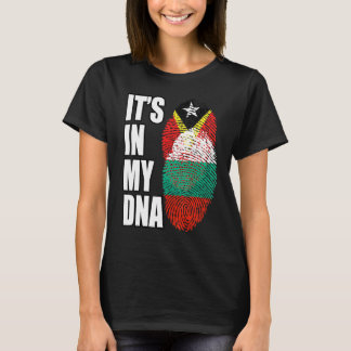 Bulgarische und timoresische DNA-Flagge-Erbe-Misch T-Shirt