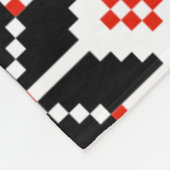 Bulgarische Volkskunst Fleecedecke (Ecke)