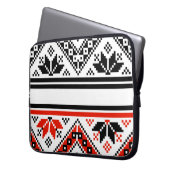 Bulgarische Volkskunst Laptopschutzhülle (Vorderseite Links)