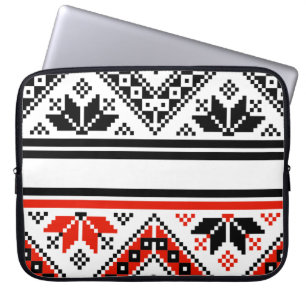 Bulgarische Volkskunst Laptopschutzhülle