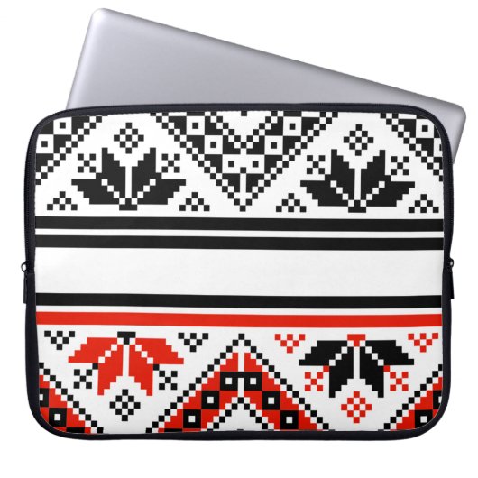 Bulgarische Volkskunst Laptopschutzhülle (Vorderseite)