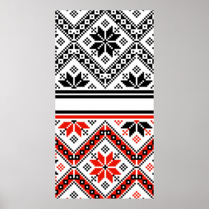 Bulgarische Volkskunst Poster