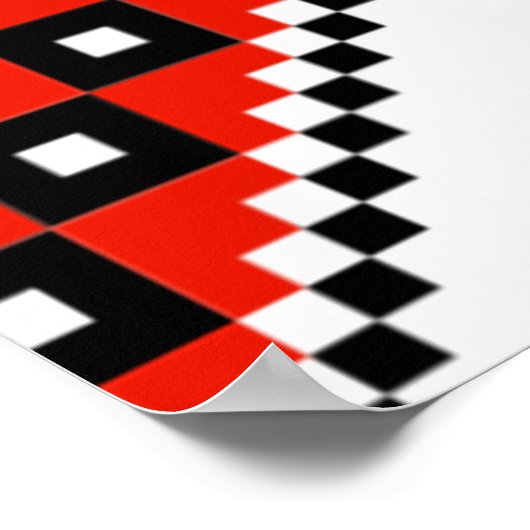 Bulgarische Volkskunst Poster (Ecke)