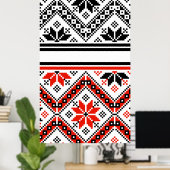 Bulgarische Volkskunst Poster (Heimbüro)