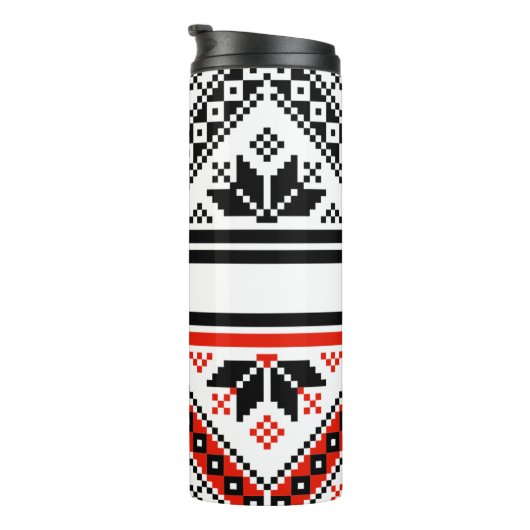 Bulgarische Volkskunst Thermosbecher (Nach rechts gedreht)