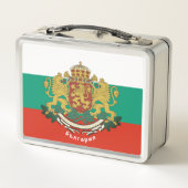Bulgarische Wappen Metall Brotdose (Rückseite)