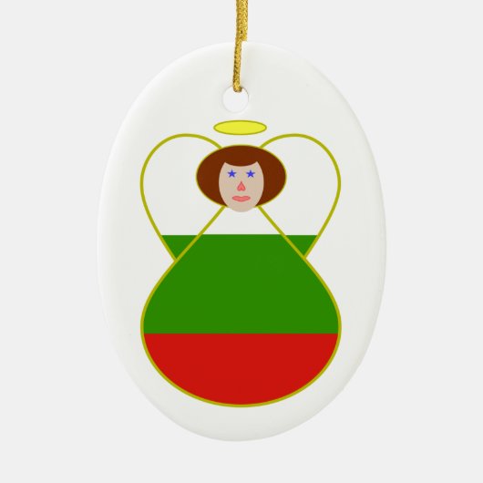 Bulgarischer Angel Keramik Ornament (Vorne)