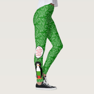 Bulgarischer Flaggentag Frau Pinguin Sprechen Leggings
