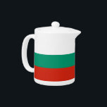 Bulgarischer Flaggenteapot<br><div class="desc">Fügen Sie Ihrer Teezeit eine Touch bulgarischen Stolzes hinzu mit unserem exklusiven Teekessel mit der Flagge Bulgariens! Dieser Teekessel, der mit viel Liebe zum Detail gestaltet wurde, ist mehr als nur ein funktioneller Gegenstand, er ist ein Feier der reichen bulgarischen Kultur und Tradition. Das elegante Design zeigt die berühmte bulgarische...</div>