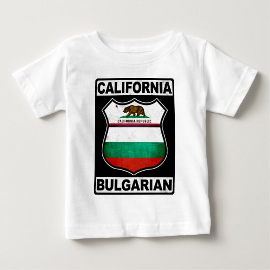 Bulgarischer Kalifornien Baby T-shirt (Vorderseite)