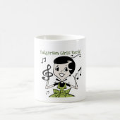 Bulgarischer Mädchen-Felsen Kaffeetasse (Mittel)